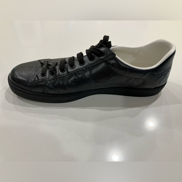 Gucci Embossed Ace Sneakers - Picture 3 of 6